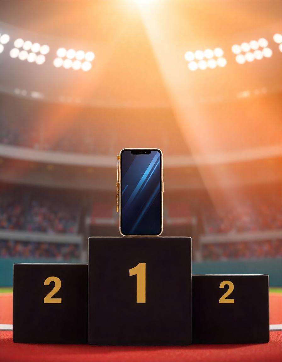 Un mobile remporte la première place et monte sur la plus haute marche du podium sportif. Pour accompagner notre article sur les tendances du web design