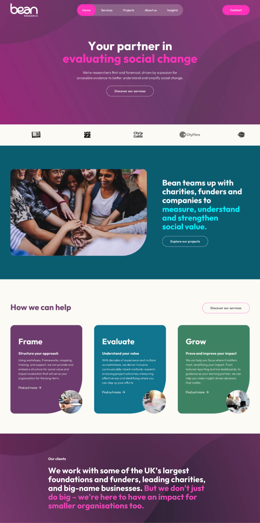 Bean Research Homepage
