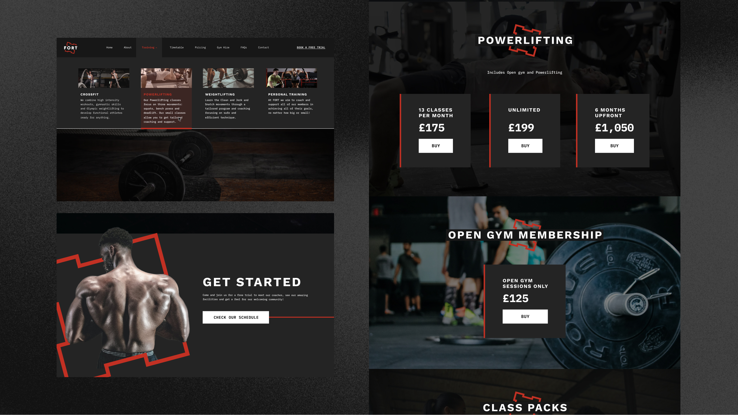 Fort Training Website Design
