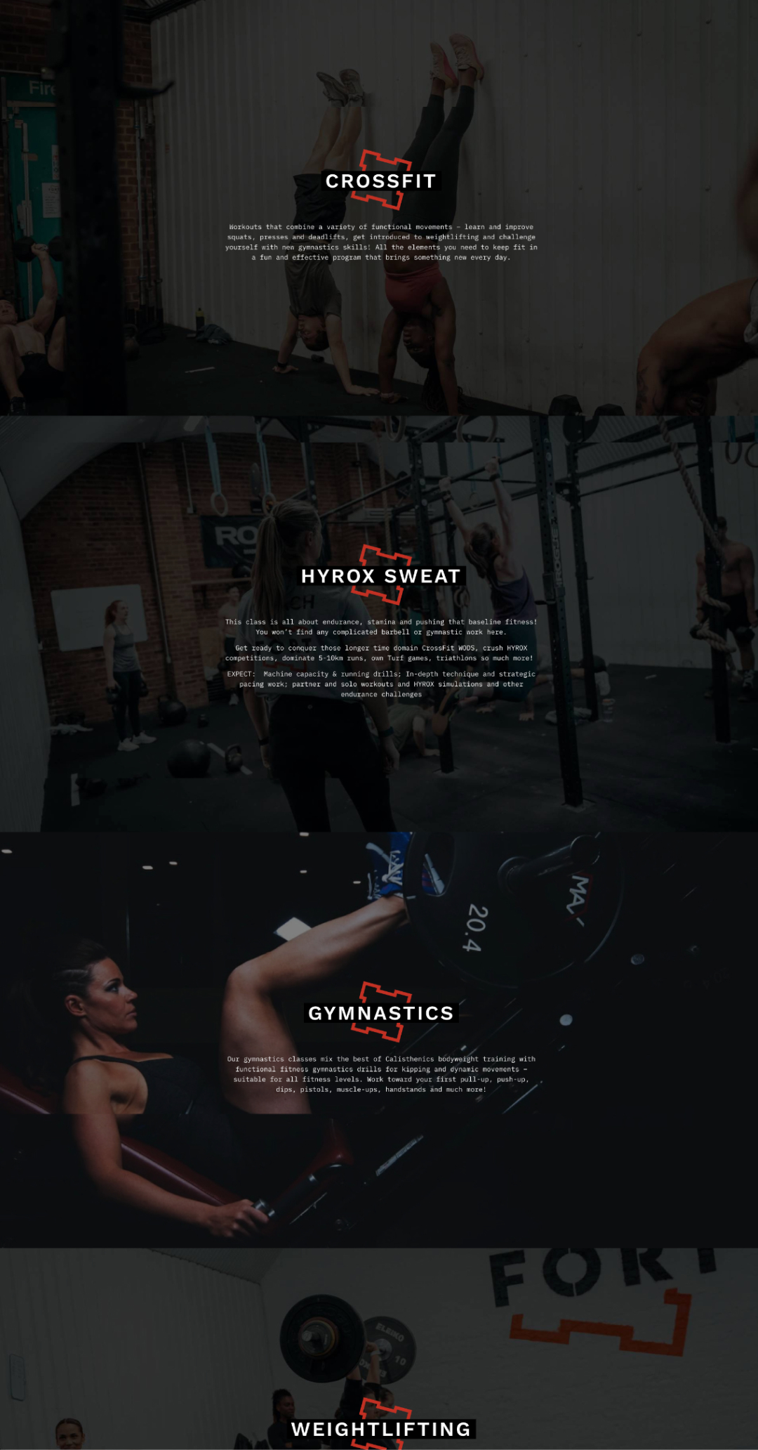 Fort Training Website Classes