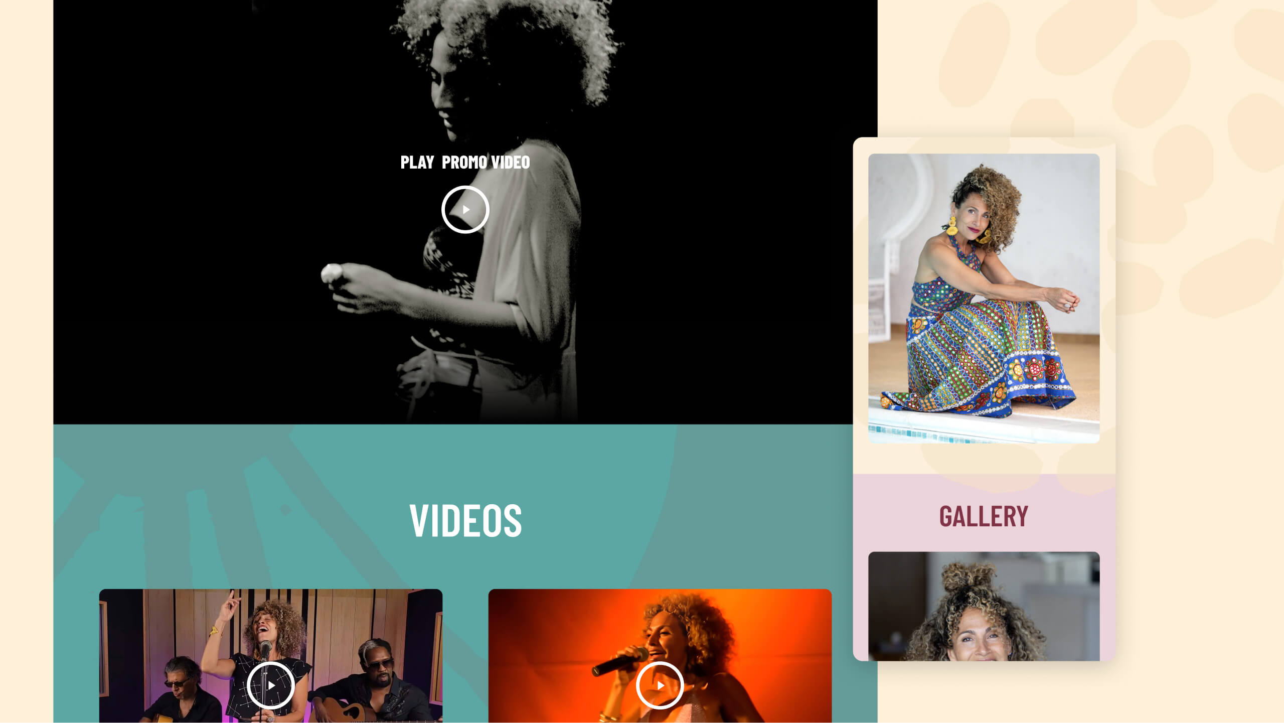 Lola Morales Desktop and Mobile Design